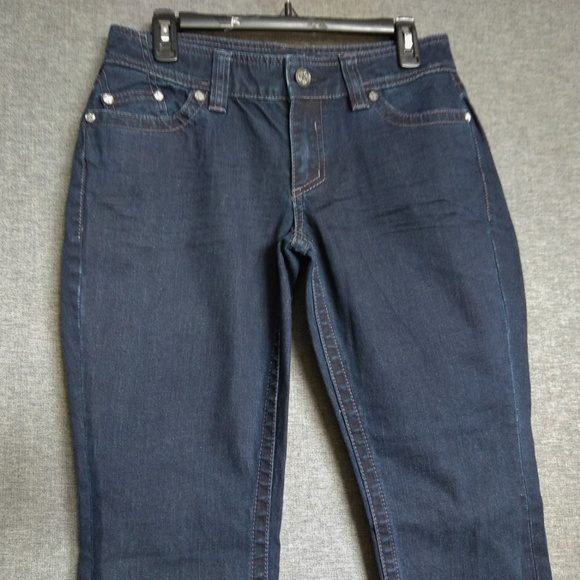 Affliction JADE Boot Jeans Dark wash Short Inseam - Picture 7 of 8